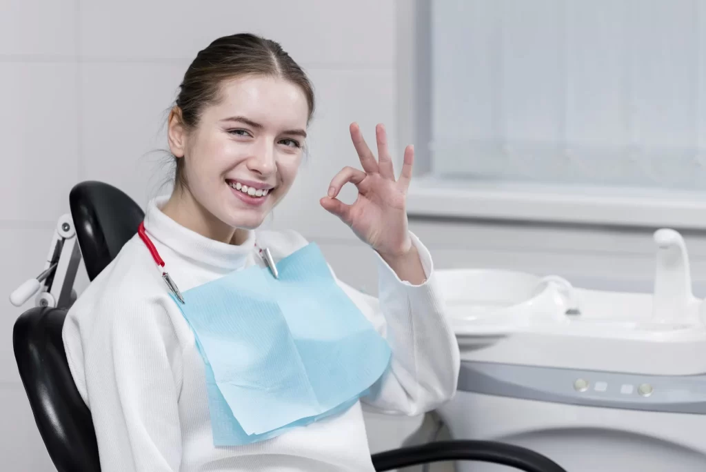 cosmetic dentistry woman